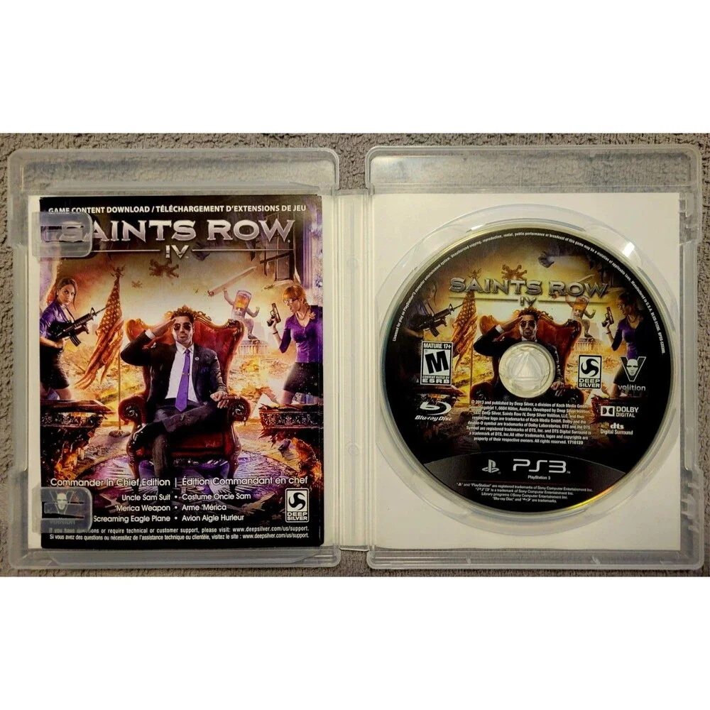 Sony PlayStation 3 PS3: Saints Row IV Commander in Chief Edition, CIB, FAST SHIP